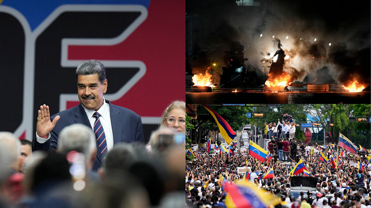 Venezuela Cuts Ties Cut With 7 Countries Over Poll Rigging Allegations; 11 Dead Amid Protests  - | Photo: AP